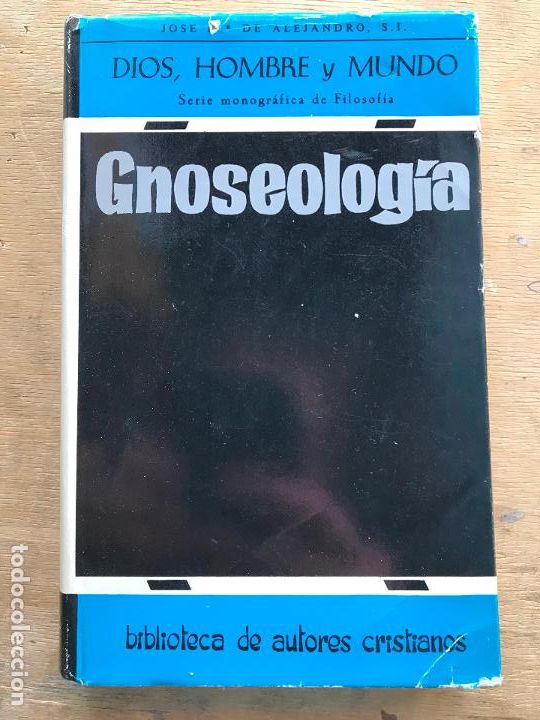 Libros de segunda mano: GNOSEOLOG&Iacute;A. JOS&Eacute; M&ordf; DE ALEJANDRO. - Foto 1
