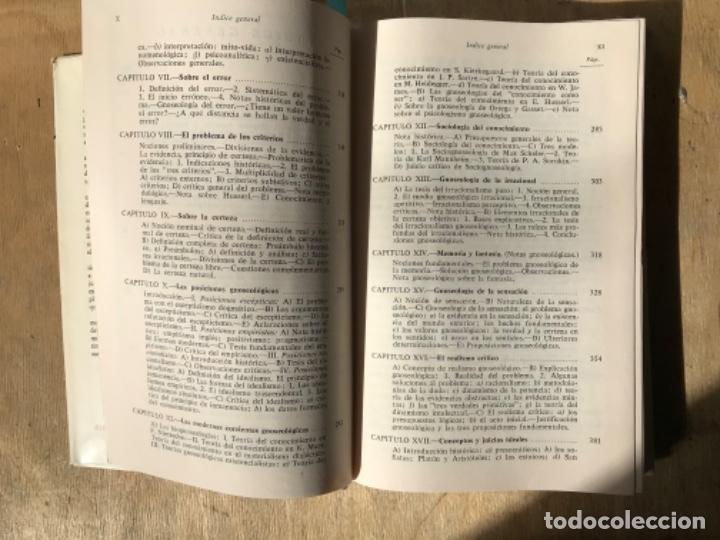 Libros de segunda mano: GNOSEOLOG&Iacute;A. JOS&Eacute; M&ordf; DE ALEJANDRO. - Foto 4
