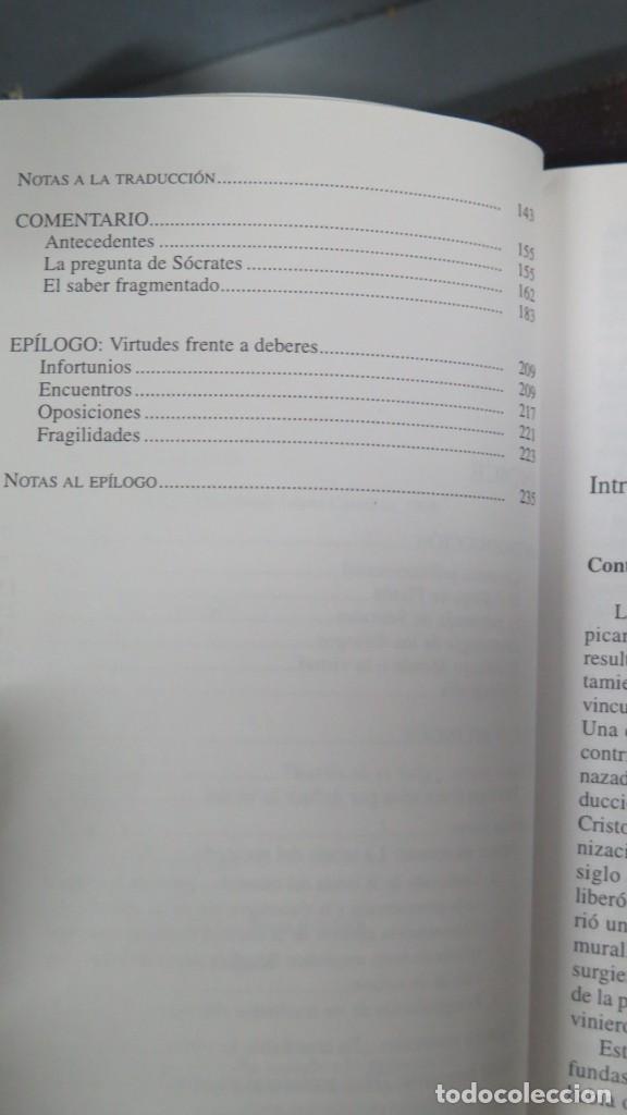 Libros de segunda mano: MENON. PLAT&Oacute;N - Foto 3