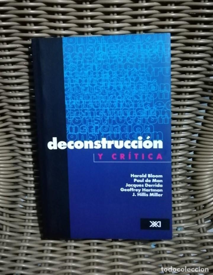 Libros de segunda mano: DECONSTRUCCI&Oacute;N Y CR&Iacute;TICA - V.A. - Foto 1