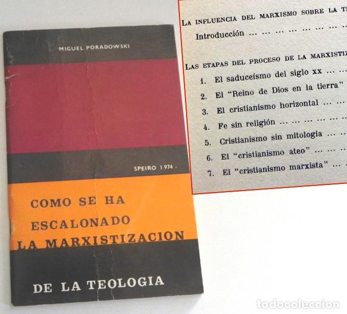 Second hand books: C&Oacute;MO SE HA ESCALONADO LA MARXISTIZACI&Oacute;N DE LA TEOLOG&Iacute;A LIBRO FILOSOF&Iacute;A PENSAMIENTO MARXISMO RELIGI&Oacute;N