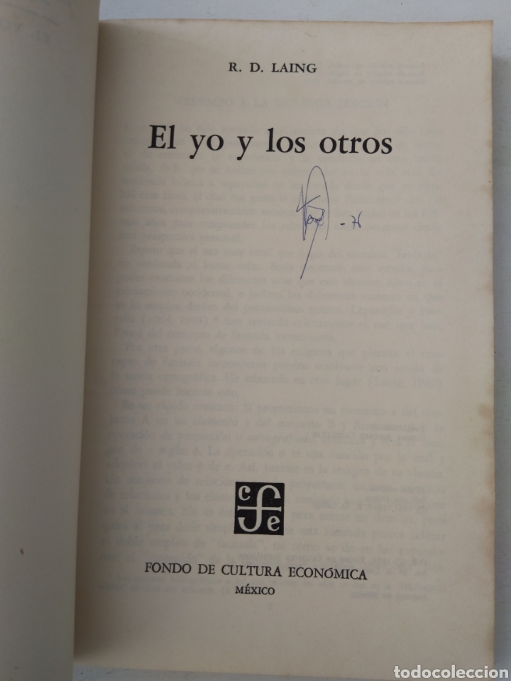 Libros de segunda mano: EL YO Y LOS OTROS/R.D. LANG - Foto 2