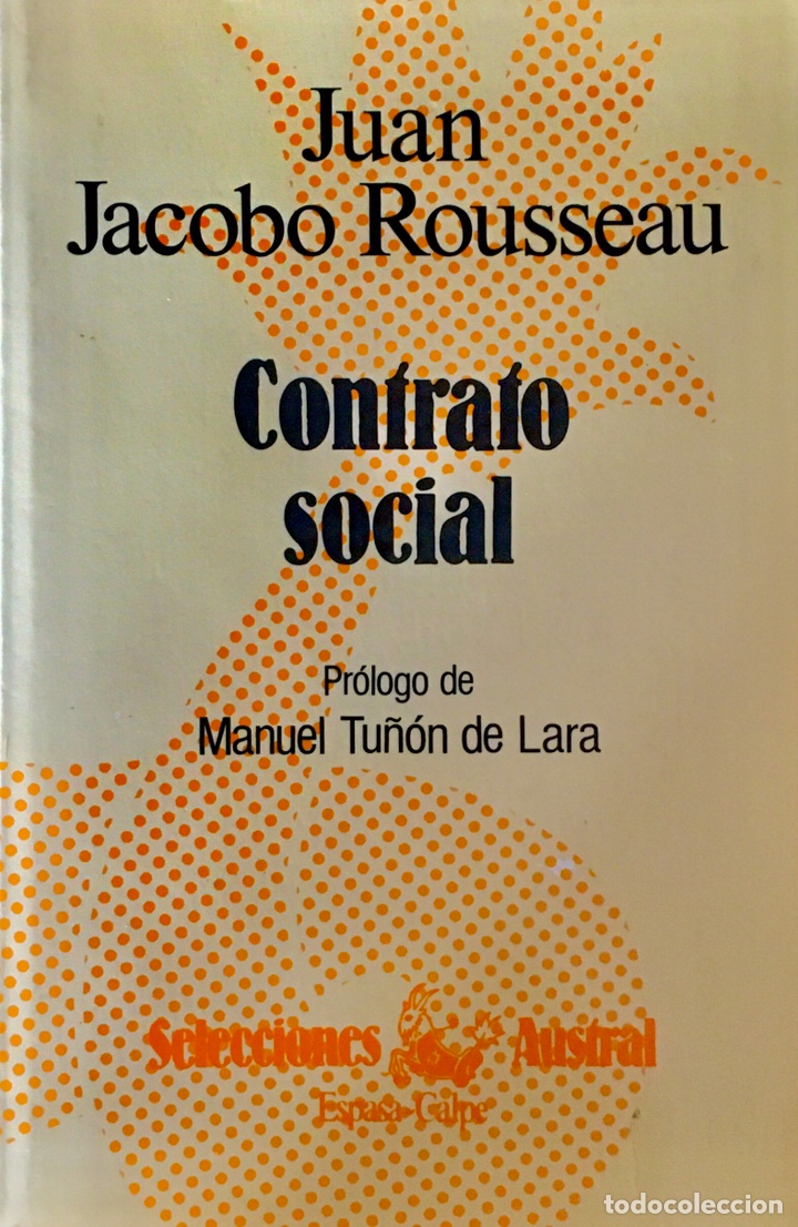 Libros de segunda mano: Contrato social. Juan Jacobo Rousseau - Foto 1