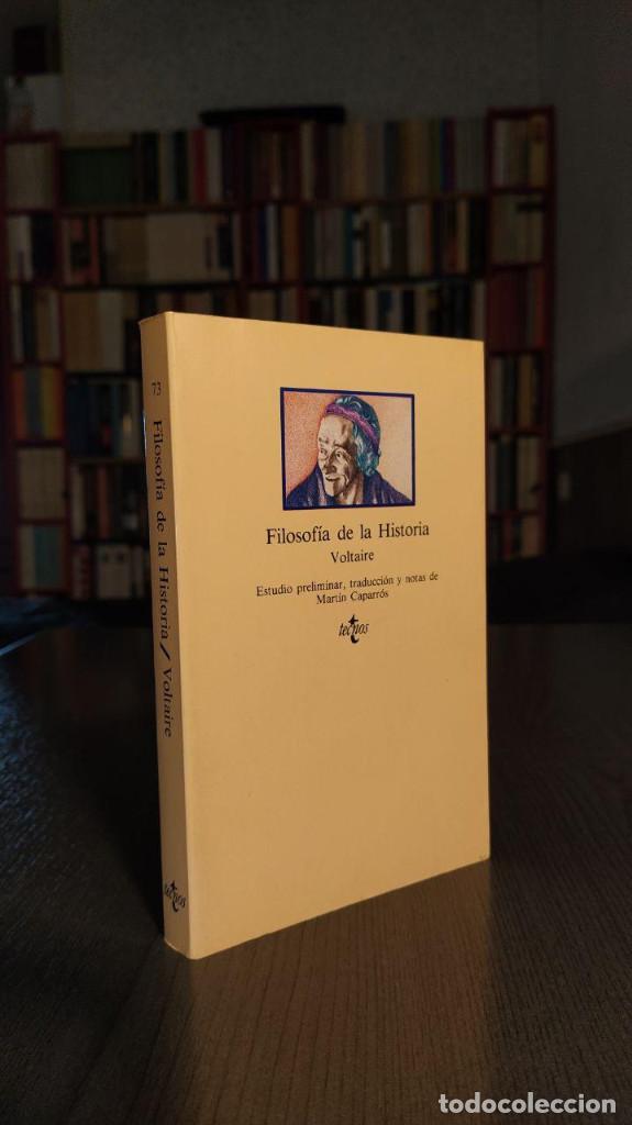 Libros de segunda mano: FILOSOFIA DE LA HISTORIA.  VOLTAIRE.  Tecnos. - Foto 6