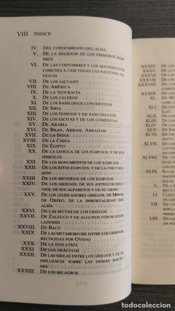 Libros de segunda mano: FILOSOFIA DE LA HISTORIA.  VOLTAIRE.  Tecnos. - Foto 11