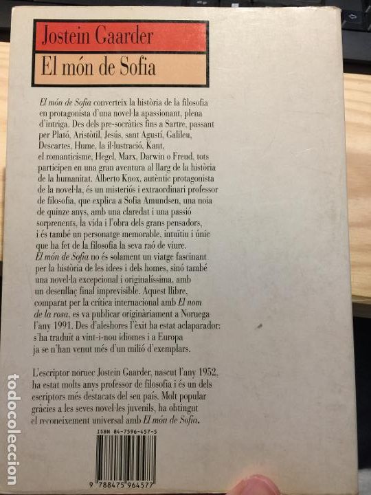 Libros de segunda mano: EL M&Oacute;N DE SOFIA - Jostein Gaarder - Foto 2