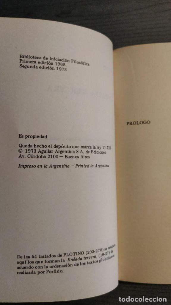 Libros de segunda mano: ENEADA TERCERA. PLOTINO. AGUILAR 1973. RUSTICA 229 P&Aacute;GS. - Foto 6