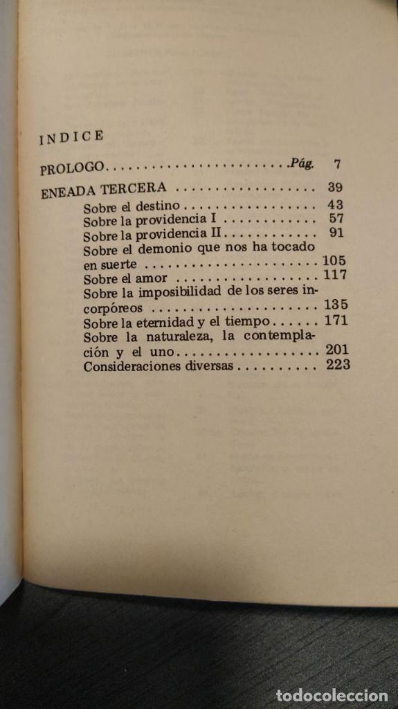 Libros de segunda mano: ENEADA TERCERA. PLOTINO. AGUILAR 1973. RUSTICA 229 P&Aacute;GS. - Foto 9