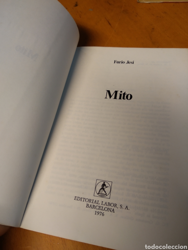 Libros de segunda mano: MITO. FURIO JESI - Foto 4