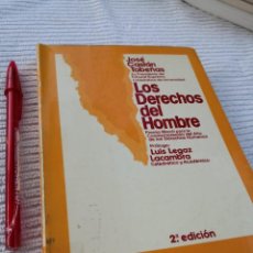 Libros de segunda mano: JOSÉ CASTÁN TOBEÑAS- LOS DERECHOS DEL HOMBRE - FILOSOFIA- ENVÍO CERTIFICADO 6,99. Lote 207887877