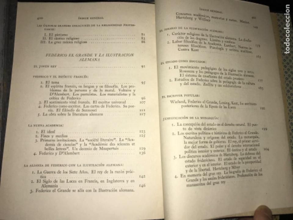 Libros de segunda mano: DE LEIBNIZ A GOETHE. WILHELM DILTHEY. - Foto 4