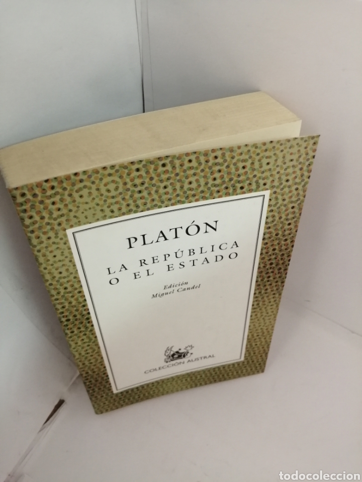 Libros de segunda mano: LA REP&Uacute;BLICA O EL ESTADO. de Plat&oacute;n - Foto 3