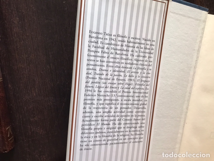 Libros de segunda mano: Diccionario del esp&iacute;ritu. Eugenio Tr&iacute;as - Foto 3