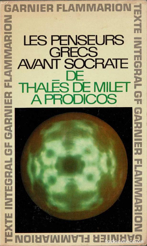 Libros de segunda mano: Les penseurs grecs avant Socrate