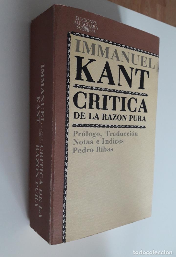 Critica de la razón pura, immanuel kant ed. a Vendido