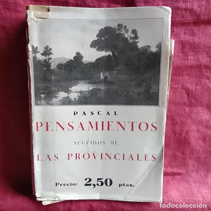 Libros de segunda mano: Pensamientos seguidos de Las Provinciales - Pascal - Foto 1
