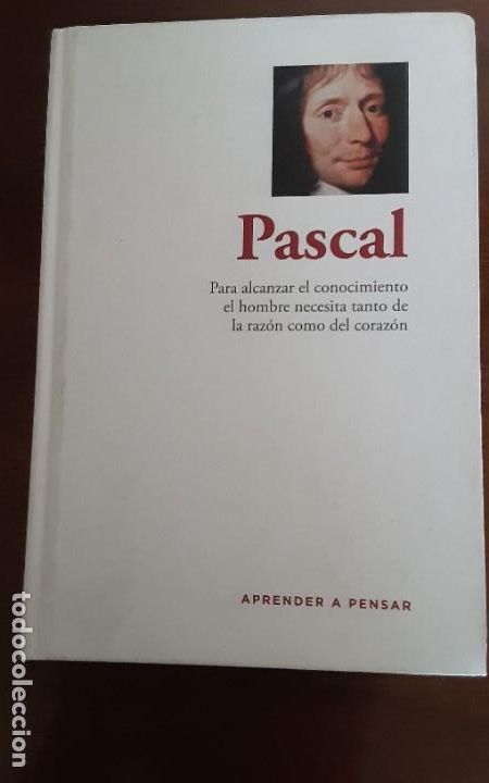 Libros de segunda mano: PASCAL. COLECCI&Oacute;N APRENDER A PENSAR, DE RBA 2.015. - Foto 1