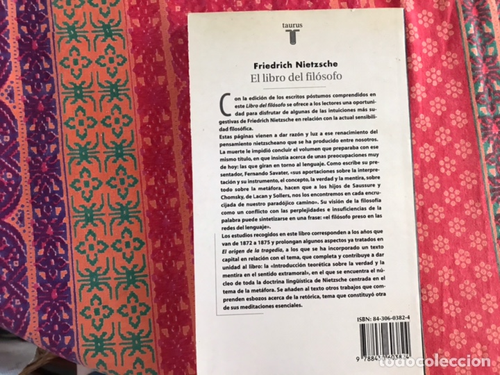 Libros de segunda mano: El libro del fil&oacute;sofo. Friedrich Nietzsche - Foto 2
