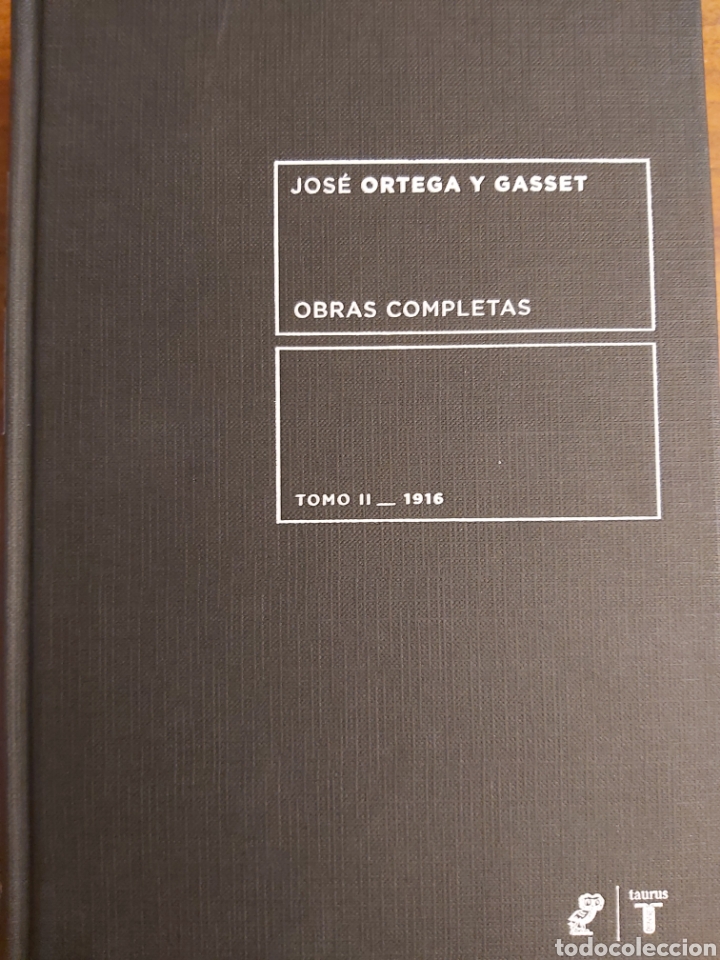 Ortega Y Gasset Obras Completas Tomo 2 1916 Comprar Libros De Filosofía En Todocoleccion 7810