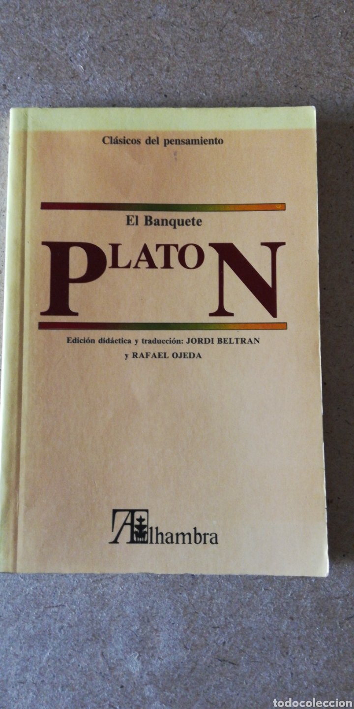 Libros de segunda mano: Cl&aacute;sicos del pensamiento - el banquete ( plat&oacute;n)