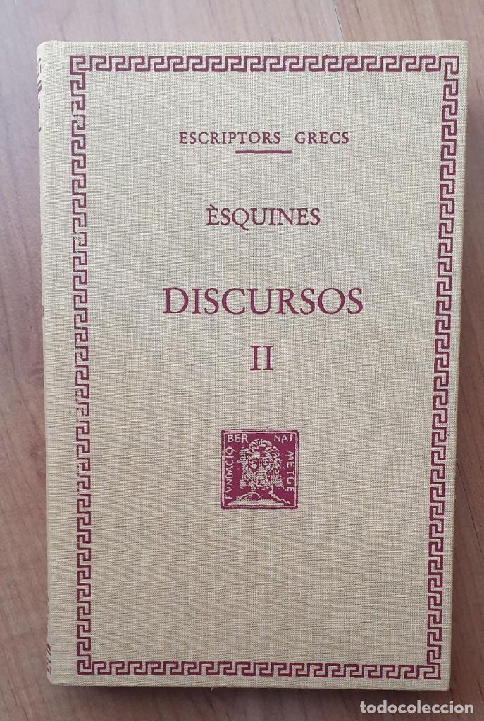 Libros de segunda mano: ESQUINES: DISCURSOS II - Foto 1