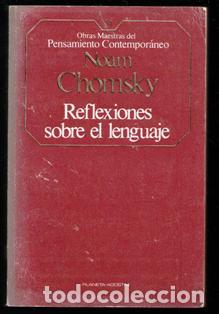 Libros de segunda mano: Reflexiones sobre el lenguaje. Noam Chomsky - Foto 1