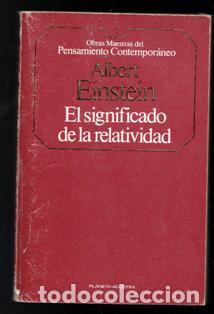 Libros de segunda mano: El significado de la relatividad, Alber Einstein - Foto 1