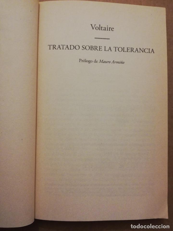 Libros de segunda mano: TRATADO SOBRE LA TOLERANCIA (VOLTAIRE) - Foto 2