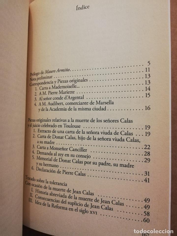 Libros de segunda mano: TRATADO SOBRE LA TOLERANCIA (VOLTAIRE) - Foto 3
