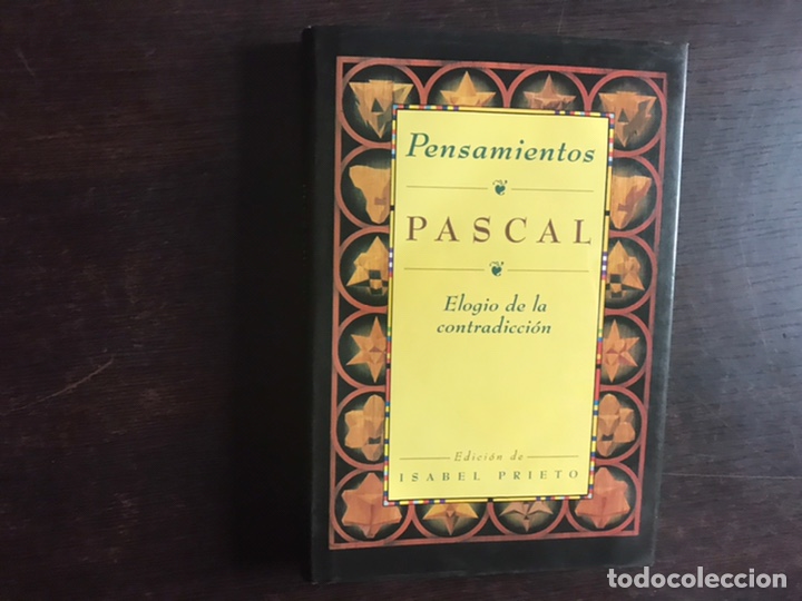Libros de segunda mano: Pensamientos. Pascal. Elogio de la contradicci&oacute;n - Foto 1