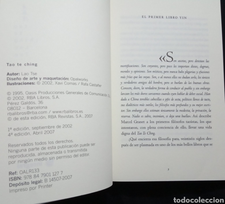 Libros de segunda mano: TAO TE CHING. LAO TSE - Foto 2
