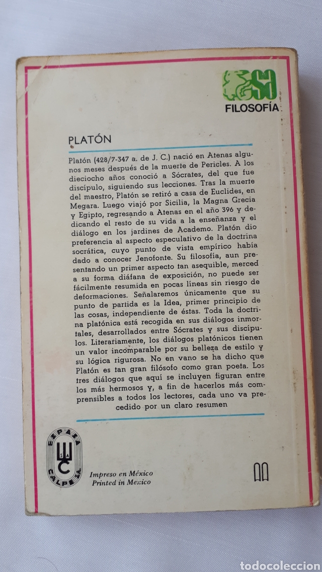 Libros de segunda mano: DI&Aacute;LOGOS - PLAT&Oacute;N - Foto 2