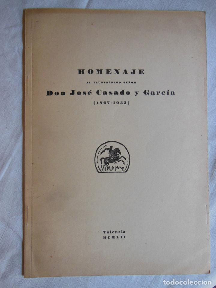 Livros em segunda m&atilde;o: HOMENAJE A DON JOSE CASADO Y GARCIA (1867 1953 )