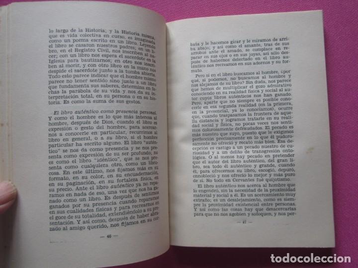 Libros de segunda mano: FILOSOFIA DEL LIBRO PEDRO CABA RARA EDICION 1957. MAP3 - Foto 4