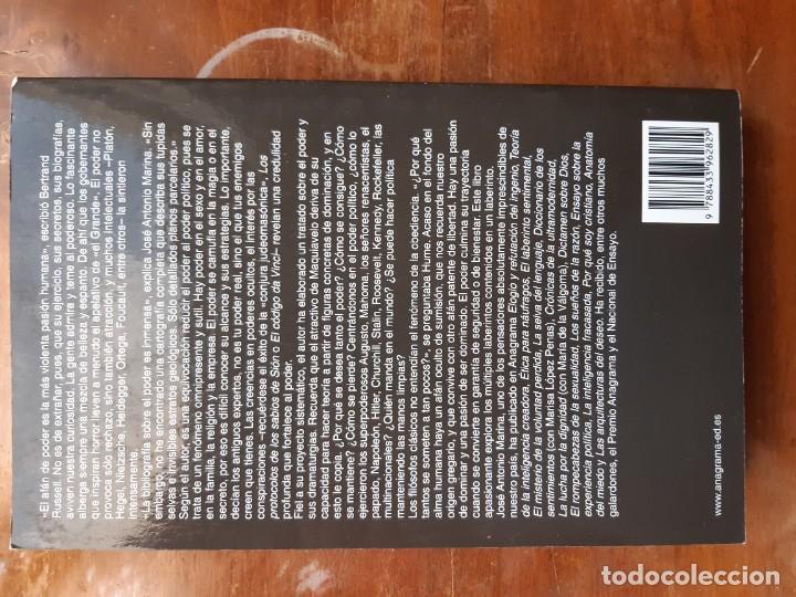 Libros de segunda mano: La pasi&oacute;n del poder Jos&eacute; Antonio Marina - Foto 4