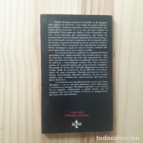 Libros de segunda mano: La polemica del materialismo - Javier Esquivel - Foto 3