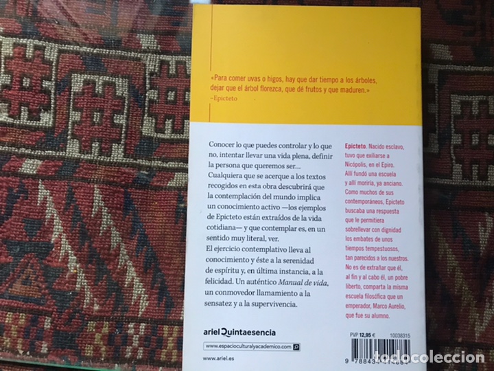 Libros de segunda mano: Manual de vida. Epicteto. Pasajes escogidos - Foto 2
