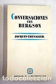 Libros de segunda mano: conversaciones con Bergson Jacques Chevalier - Foto 1