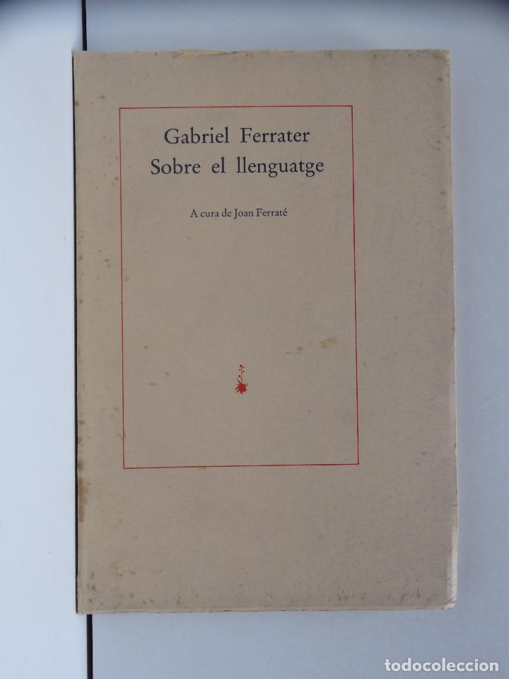 Libros de segunda mano: Sobre el llenguatge, Gabriel Ferrater - Foto 1