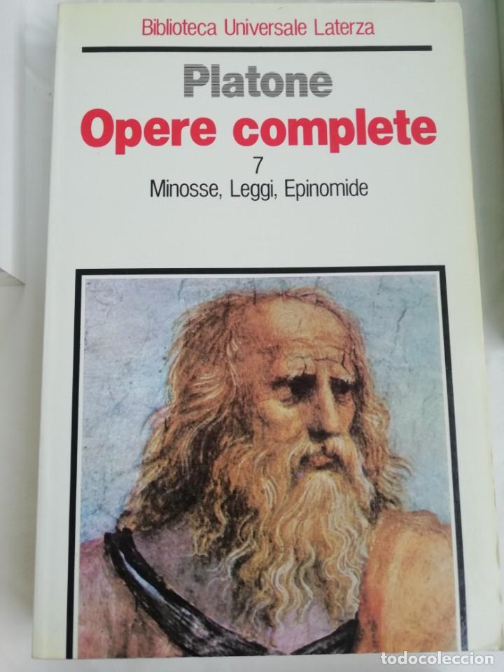 Libros de segunda mano: Plat&oacute;n Opere complete vol 7 en Italiano. Minosse, Leggi y Epinomide