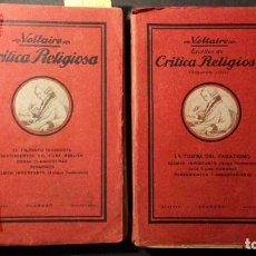 Libros de segunda mano: CRITICA RELIGIOSA - VOLTAIRE. Lote 223355933