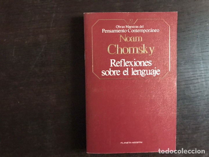 Libros de segunda mano: Reflexiones sobre el lenguaje. Noam Chomsky - Foto 1