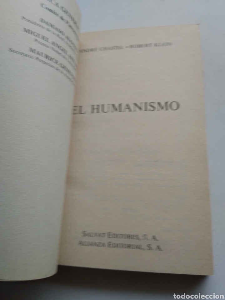 Libros de segunda mano: EL HUMANISMO/VV.AA. - Foto 2