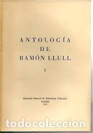 Libros de segunda mano: antolog&iacute;a de Ram&oacute;n Llull - Foto 1