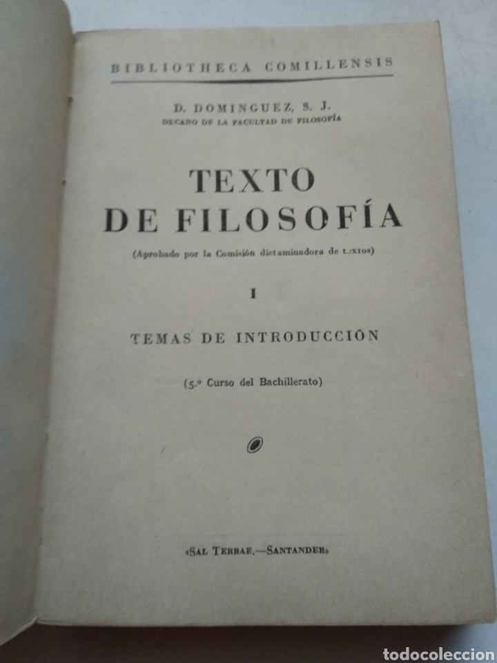 Libros de segunda mano: TEXTOS DE FILOSOF&Iacute;A/D. DOM&Iacute;NGUEZ - Foto 2