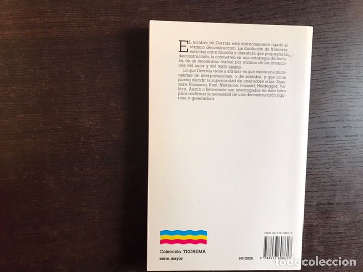 Libros de segunda mano: M&aacute;rgenes de la filosof&iacute;a. Jacques Derrida - Foto 2