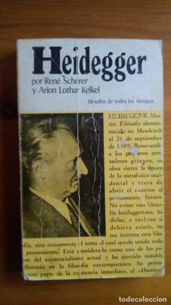 Libros de segunda mano: Heidegger. Ren&eacute; Scherer y Arion Lothar Kelkel. Edit.: Edaf. - Foto 1