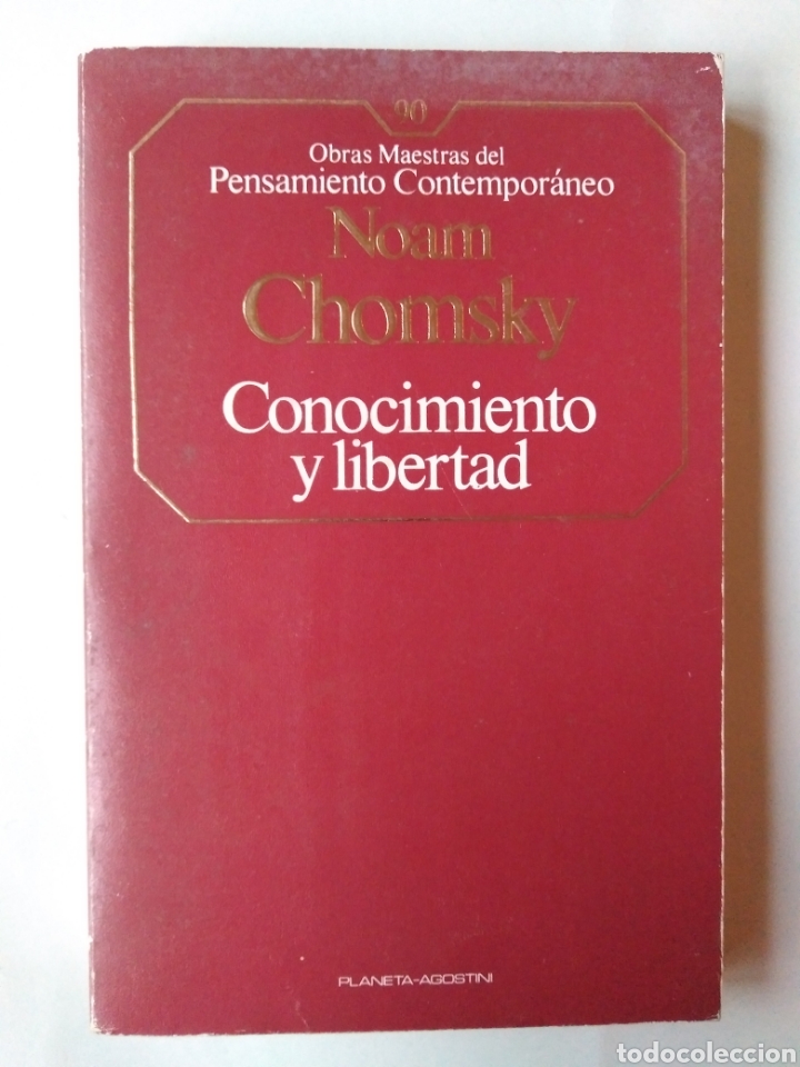 Libros de segunda mano: Conocimiento y libertad / Noam Chomsky - Foto 1