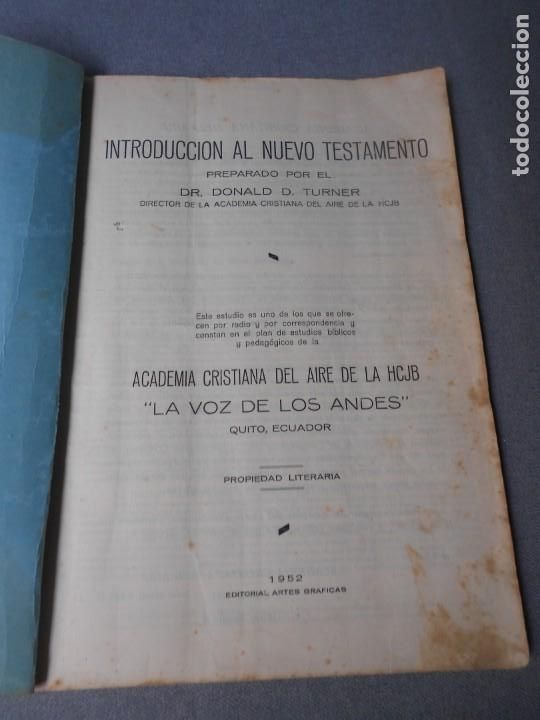 Libros de segunda mano: INTRODUCCION AL NUEVO TESTAMENTO - Foto 2