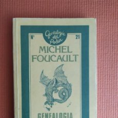 Libros de segunda mano: MICHEL FOUCAULT GENEALOGIA DEL RACISMO. Lote 235431770